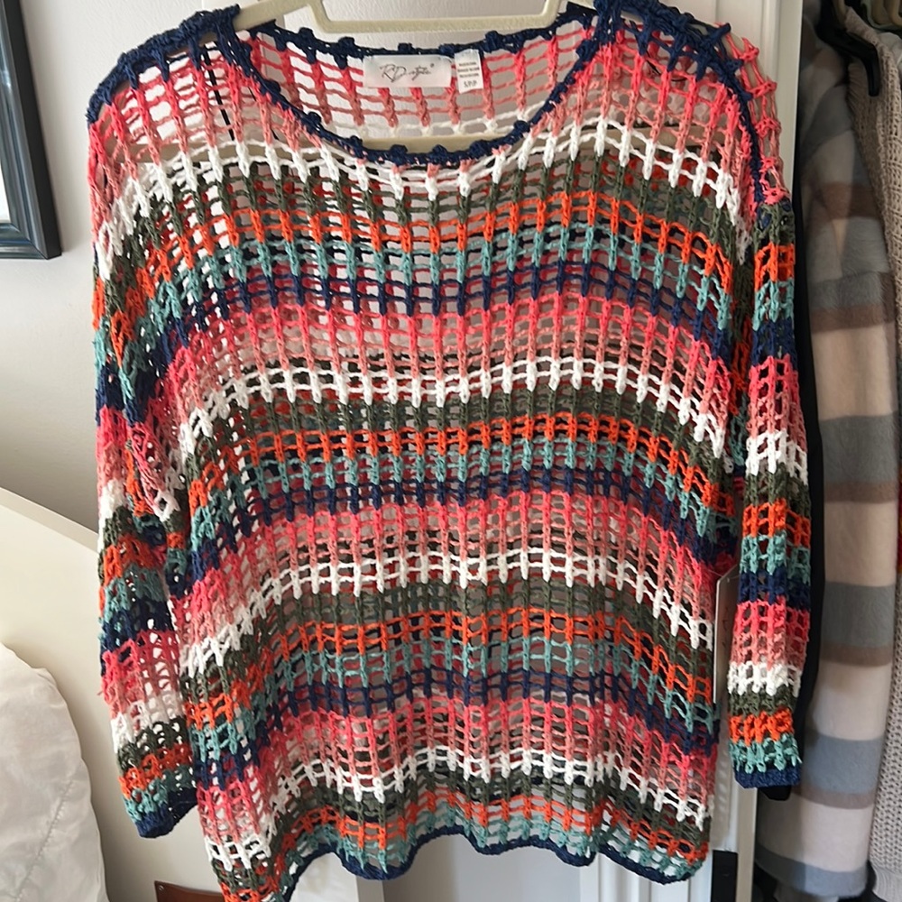 Knit sweater from RDstyle, super colorful